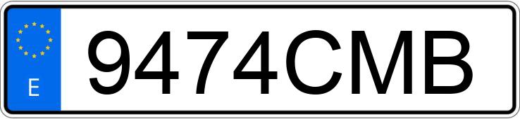 Numer rejestracyjny 9474CMB posiada CITROEN XSARA Numer rejestracyjny 9474CMB posiada CITROEN XSARA