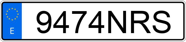 Registreringsnummer9474NRS har OPEL VIVARO