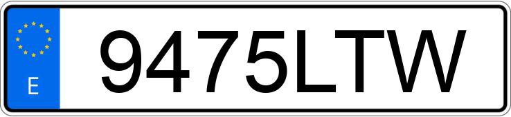 Numer rejestracyjny 9475LTW posiada AUDI S5 SPORTBACK