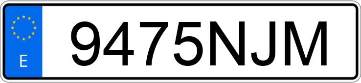 Numer rejestracyjny 9475NJM posiada MINI ACEMAN