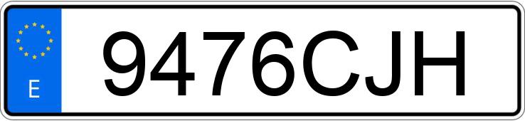 Numer rejestracyjny 9476CJH posiada TOYOTA COROLLA Numer rejestracyjny 9476CJH posiada TOYOTA COROLLA