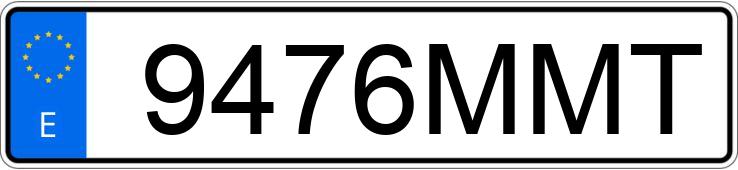 Numer rejestracyjny 9476MMT posiada MERCEDES GLC (254)