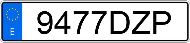 Numer rejestracyjny 9477DZP posiada VOLKSWAGEN GOLF Numer rejestracyjny 9477DZP posiada VOLKSWAGEN GOLF