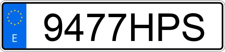 Numer rejestracyjny 9477HPS posiada PIAGGIO LIBERTY 125