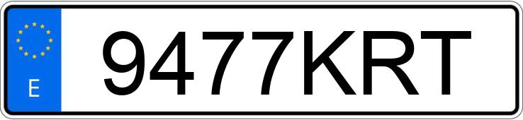 Numer rejestracyjny 9477KRT posiada OPEL COMBO