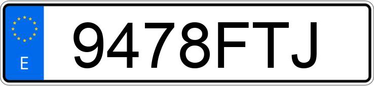 Numer rejestracyjny 9478FTJ posiada FORD MONDEO Numer rejestracyjny 9478FTJ posiada FORD MONDEO