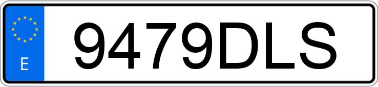 Numer rejestracyjny 9479DLS posiada OPEL VECTRA