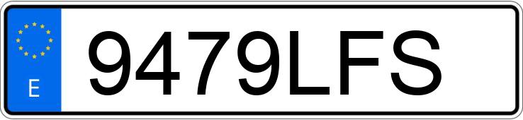 Numer rejestracyjny 9479LFS posiada SEAT ATECA