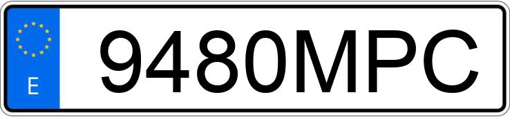 Numer rejestracyjny 9480MPC posiada OPEL ASTRA