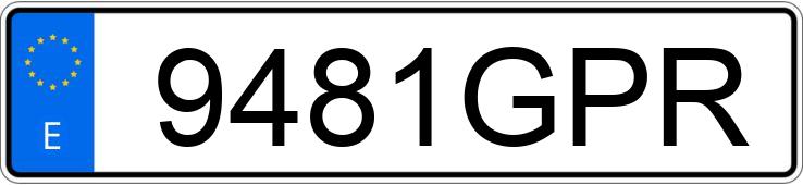 Numer rejestracyjny 9481GPR posiada OPEL CORSA