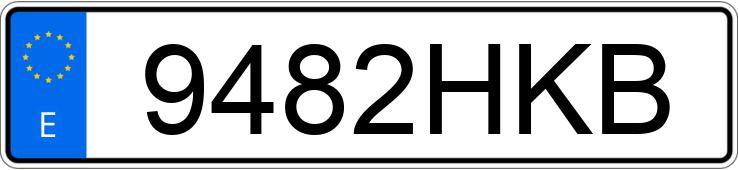 El número de registro 9482HKB tiene PEUGEOT 207