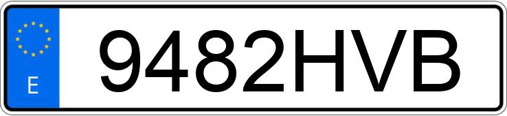 Numer rejestracyjny 9482HVB posiada DACIA DUSTER