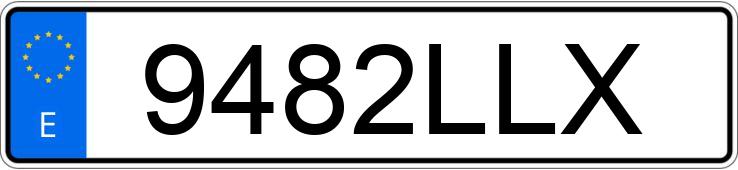 Numer rejestracyjny 9482LLX posiada DACIA SANDERO