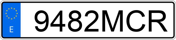 Numer rejestracyjny 9482MCR posiada MERCEDES CLS (218)