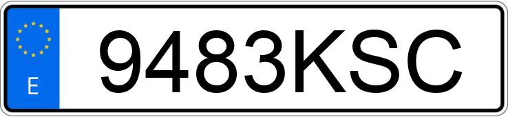 Numer rejestracyjny 9483KSC posiada MERCEDES VITO Numer rejestracyjny 9483KSC posiada MERCEDES VITO