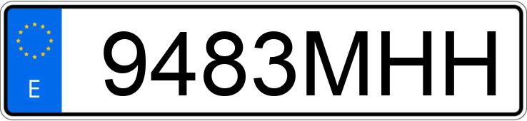 Numer rejestracyjny 9483MHH posiada FORD KUGA