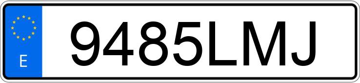 Numer rejestracyjny 9485LMJ posiada BMW X6