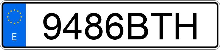 Numer rejestracyjny 9486BTH posiada DAEWOO MATIZ