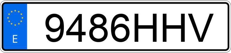 Numer rejestracyjny 9486HHV posiada MERCEDES SLK (170-171)