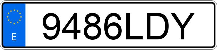 Numer rejestracyjny 9486LDY posiada VOLKSWAGEN T-CROSS