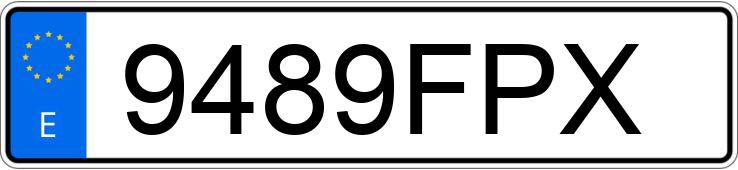 Numer rejestracyjny 9489FPX posiada PEUGEOT 407