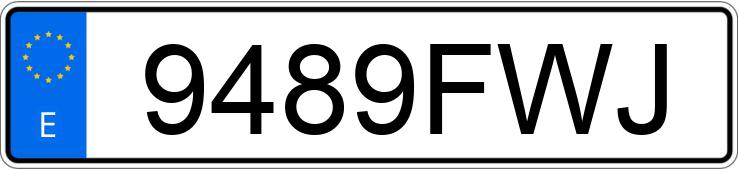 Numer rejestracyjny 9489FWJ posiada MAZDA RX-8 Numer rejestracyjny 9489FWJ posiada MAZDA RX-8