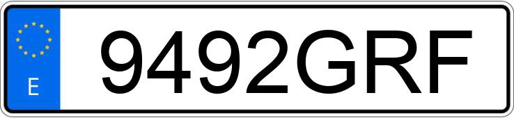 Numer rejestracyjny 9492GRF posiada FORD FOCUS C-MAX