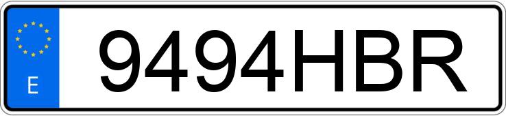 Numer rejestracyjny 9494HBR posiada NISSAN NOTE Numer rejestracyjny 9494HBR posiada NISSAN NOTE