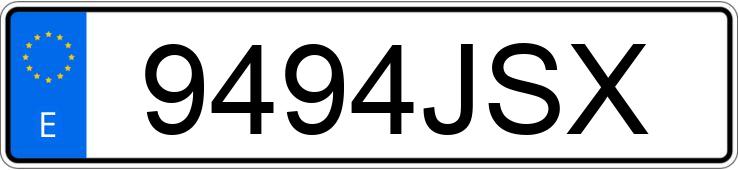 Numer rejestracyjny 9494JSX posiada CITROEN C4 CACTUS