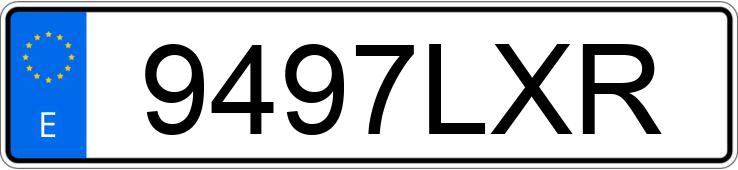 Numer rejestracyjny 9497LXR posiada MERCEDES CLA (118)