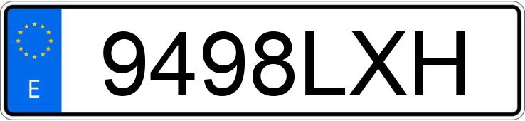 Numer rejestracyjny 9498LXH posiada RENAULT CLIO Numer rejestracyjny 9498LXH posiada RENAULT CLIO