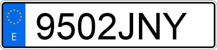 Numer rejestracyjny 9502JNY posiada FORD TRANSIT Numer rejestracyjny 9502JNY posiada FORD TRANSIT