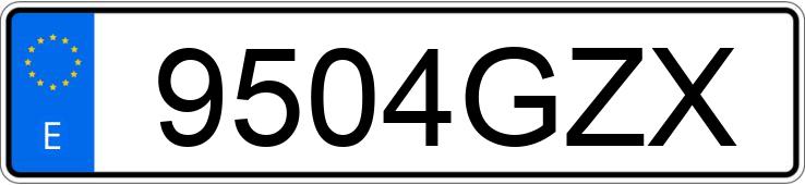 Numer rejestracyjny 9504GZX posiada FORD S-MAX Numer rejestracyjny 9504GZX posiada FORD S-MAX