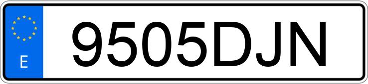 Numer rejestracyjny 9505DJN posiada RENAULT KANGOO Numer rejestracyjny 9505DJN posiada RENAULT KANGOO