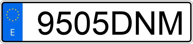 Numer rejestracyjny 9505DNM posiada PEUGEOT 206 Numer rejestracyjny 9505DNM posiada PEUGEOT 206