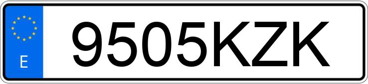 Numer rejestracyjny 9505KZK posiada ALFA ROMEO STELVIO