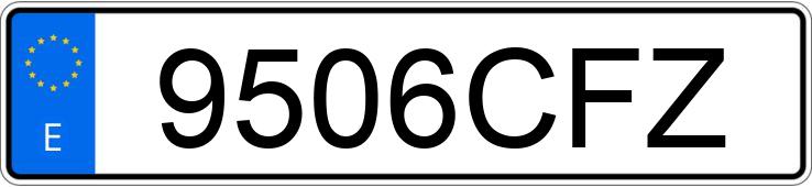 Numer rejestracyjny 9506CFZ posiada CITROEN C5 Numer rejestracyjny 9506CFZ posiada CITROEN C5