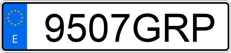 Numer rejestracyjny 9507GRP posiada RENAULT GRAND MODUS
