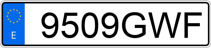 Numer rejestracyjny 9509GWF posiada RENAULT CLIO Numer rejestracyjny 9509GWF posiada RENAULT CLIO