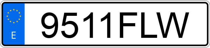 Numer rejestracyjny 9511FLW posiada NISSAN PATHFINDER