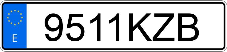 Numer rejestracyjny 9511KZB posiada MERCEDES A (177)