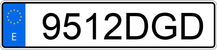 Numer rejestracyjny 9512DGD posiada SEAT LEON Numer rejestracyjny 9512DGD posiada SEAT LEON