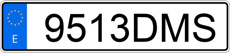 Numer rejestracyjny 9513DMS posiada VOLKSWAGEN POLO