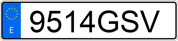 Numer rejestracyjny 9514GSV posiada VOLKSWAGEN CROSSGOLF