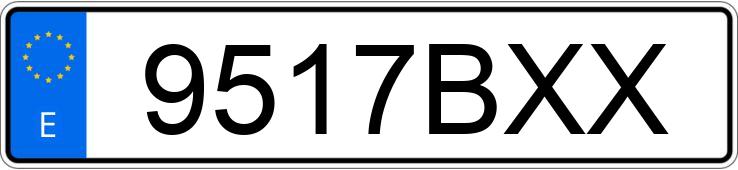 Numer rejestracyjny 9517BXX posiada FORD FIESTA Numer rejestracyjny 9517BXX posiada FORD FIESTA