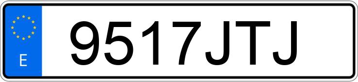 Numer rejestracyjny 9517JTJ posiada VOLKSWAGEN TIGUAN