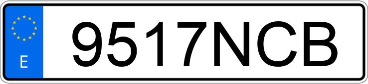 Numer rejestracyjny 9517NCB posiada BMW IX1