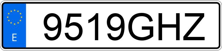 Numer rejestracyjny 9519GHZ posiada PEUGEOT PARTNER Numer rejestracyjny 9519GHZ posiada PEUGEOT PARTNER