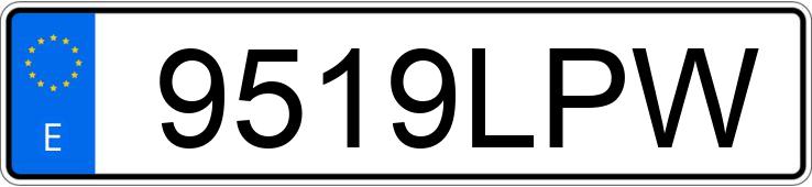 Numer rejestracyjny 9519LPW posiada TOYOTA LAND CRUISER