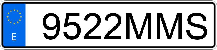 Numer rejestracyjny 9522MMS posiada MINI MINI